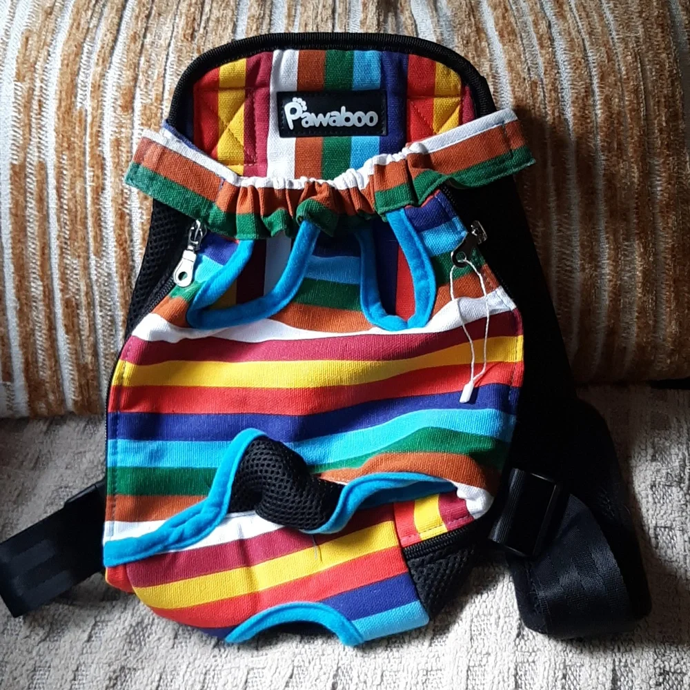 Pawaboo dog pet carrier multi color size small